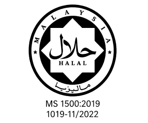 Logo pensijilan Halal Malaysia, MS 1500:2019, 1019-11/2022